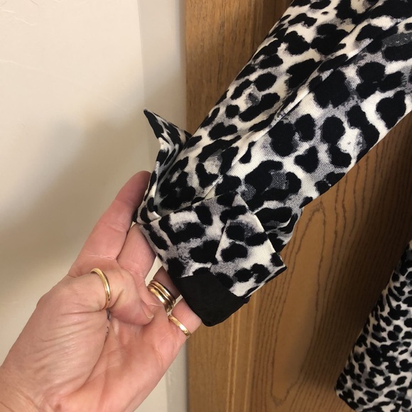 NWOT Animal print, dressy, light weight coat. - Picture 3 of 11